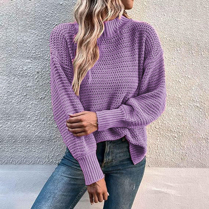 Damen Strickpullover Elegante Oberbekleidung