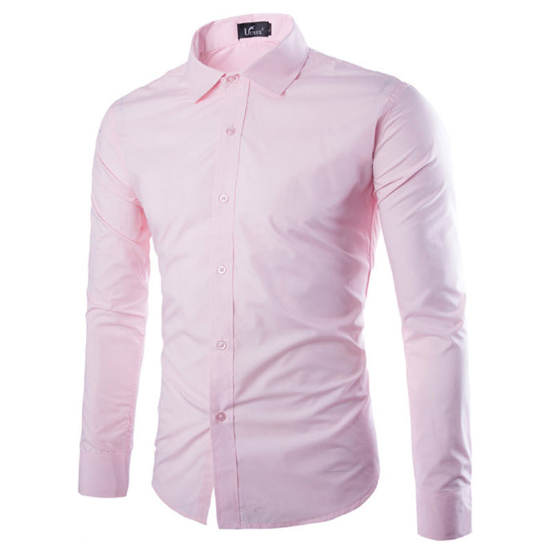 Herren Hemd Elegant Langarm Modern