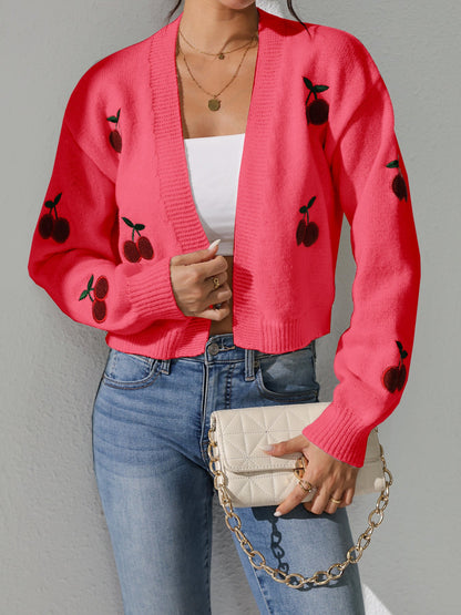 Damen Strickjacke Sommer Fruchtig Mode