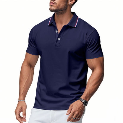 Herren Poloshirt Modern Kragen Feuchtigkeitsregulierung