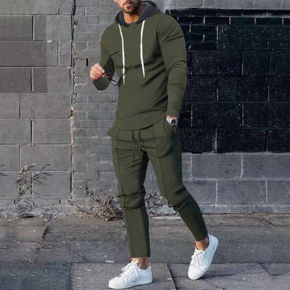 Herren Sportset Hoodie Jogginghosen Trendy