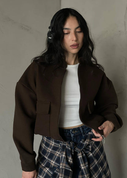 Praktische Zip-Up Jacke Outdoor