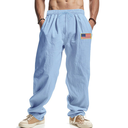 Herren Freizeithose Amerikanisches Design Elastischer Bund