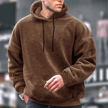 Herren Hoodie Weich Fleece Bequem