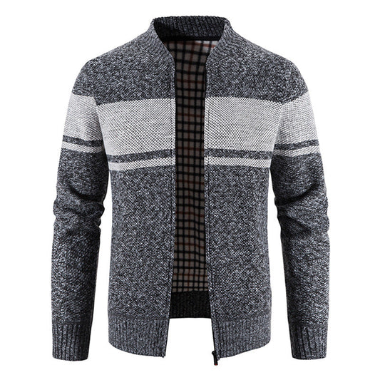 Herren Strickjacke Modern Struktur Optik - IdealeKleiden