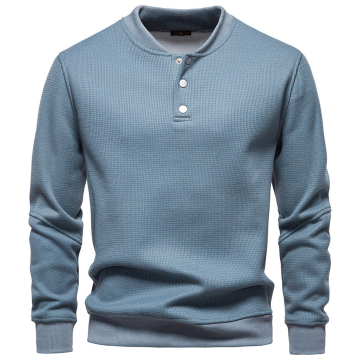 Herren Pullover Langarm Strukturiert Modern
