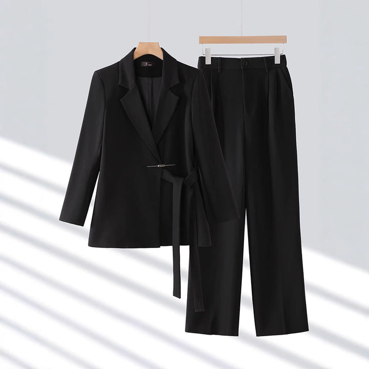 Damen Business Anzug-Set Lang Blazer Modern Design