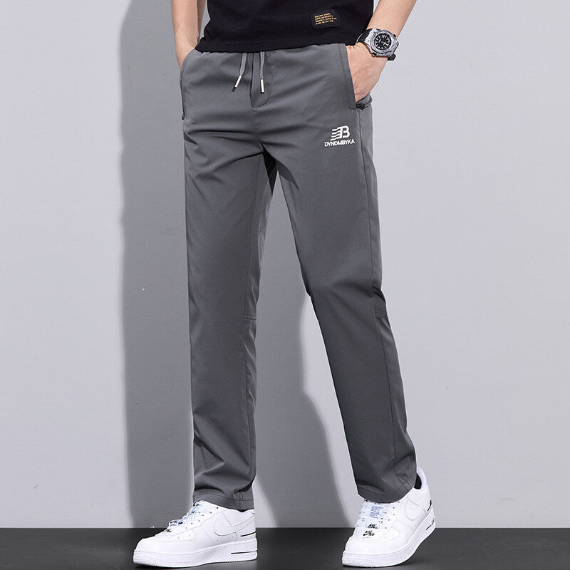 Herren Sport Hose Freizeit Bequem Reißverschluss
