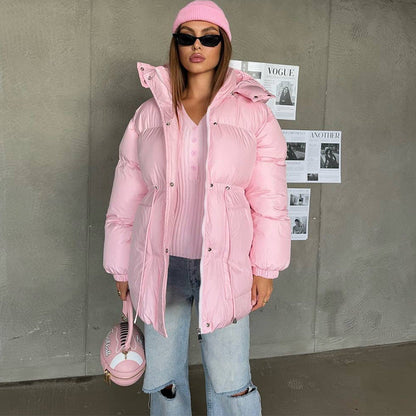 Damen Oversize Daunenparka Warm Elegant