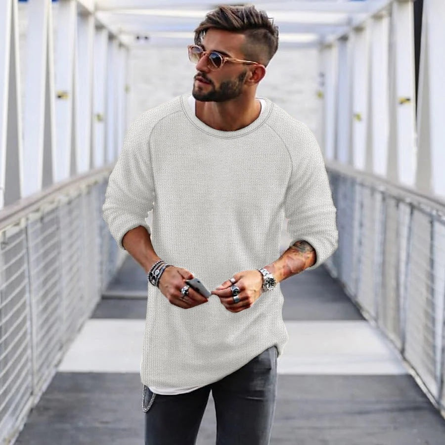 Herren Pullover Lässig Strick Design