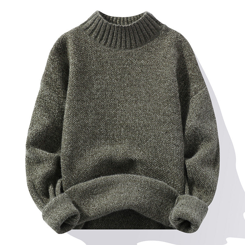 Damen Pullover Hochwertig Rippstrick Soft Kragen