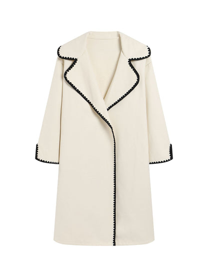 Große Windbreakerjacke Wolle Übergröße