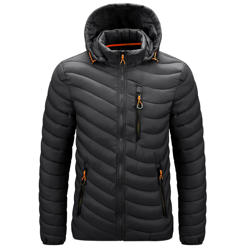 Leichte Herrenjacke Kapuze Sportlich