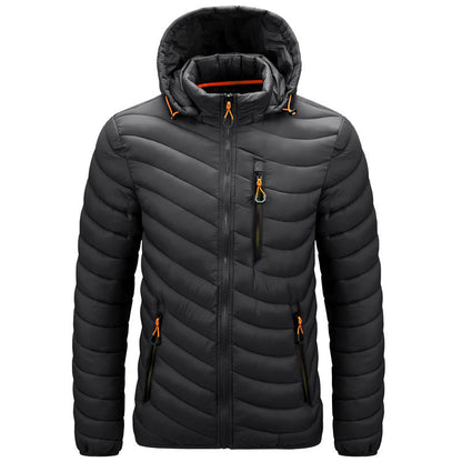 Leichte Herrenjacke Kapuze Sportlich
