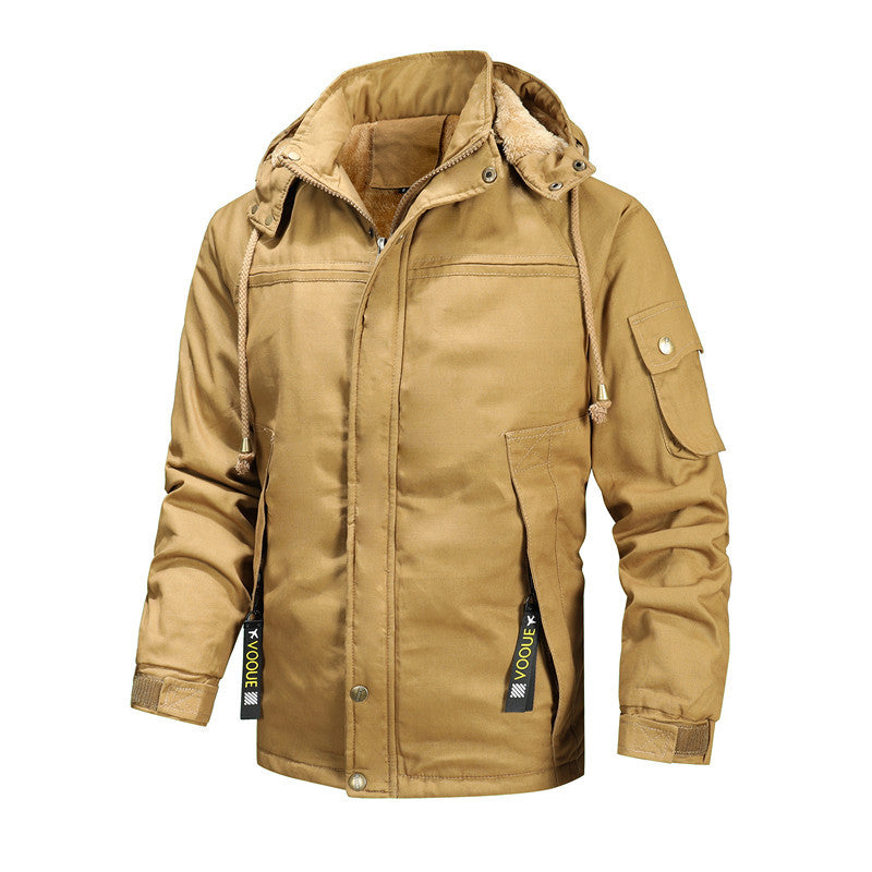 Herren Outdoor-Jacke Warm Gefüttert Wasserdicht
