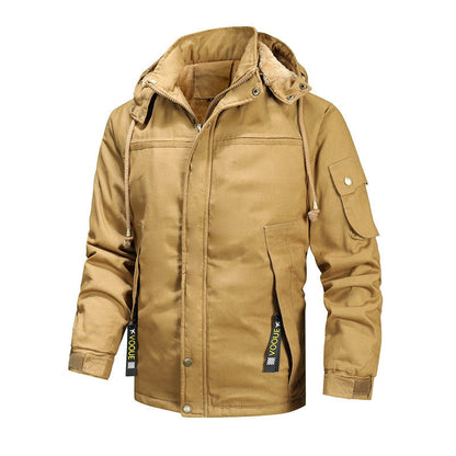 Herren Outdoor-Jacke Warm Gefüttert Wasserdicht