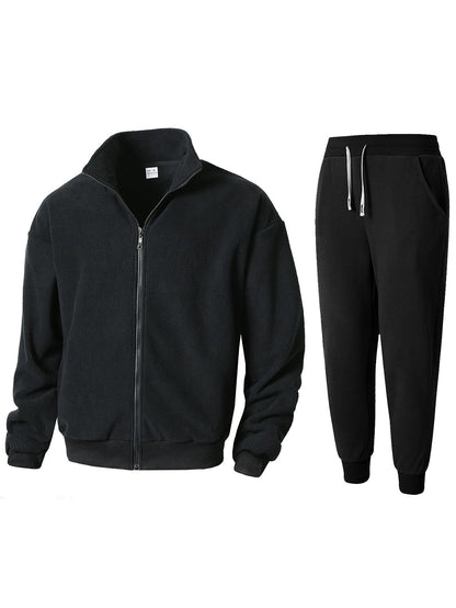 Herren Fleece Anzug Warm Bequem