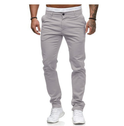 Herren SlimFit Chino Hosen Elegant Bequem