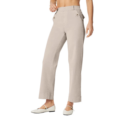 Damen Hose Weit Bequem Elegant Geschnitten