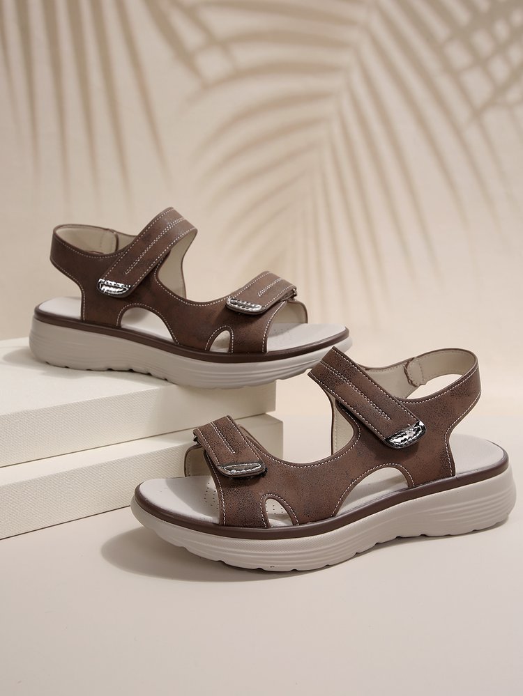 Damen Sport-Sandalen Komfortabel Klettverschluss