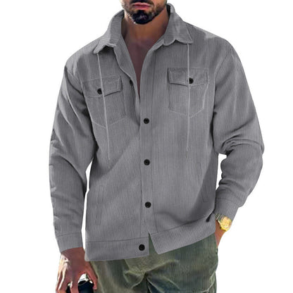 Herren Cordjacke Klassisch Schnitt Praktisch