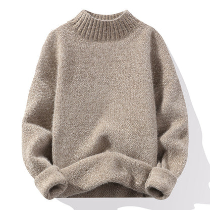 Damen Pullover Hochwertig Rippstrick Soft Kragen