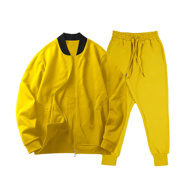 Herren Freizeitanzug Sportlich Elastisch Mit Taschen