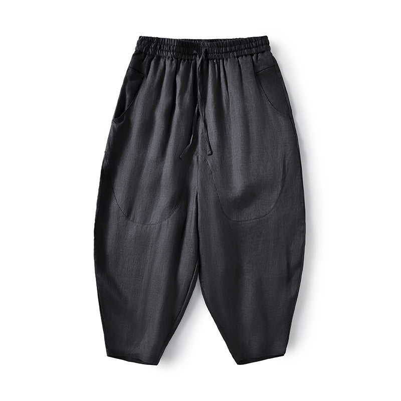 Damen Leinenhose Bequem Elegant Weich
