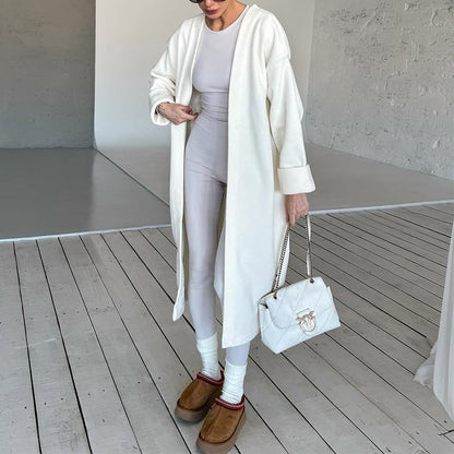 Weicher Damen Wintermantel Oversized Stil