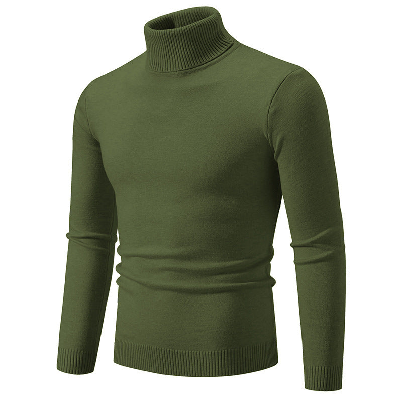 Herren Rollkragenpullover Feine Baumwolle Elegantes Design