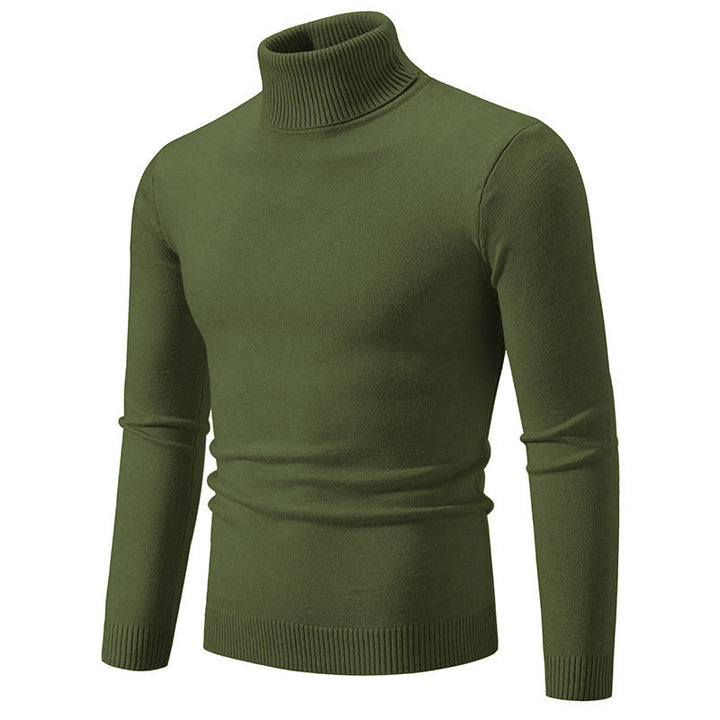Herren Rollkragenpullover Feine Baumwolle Elegantes Design