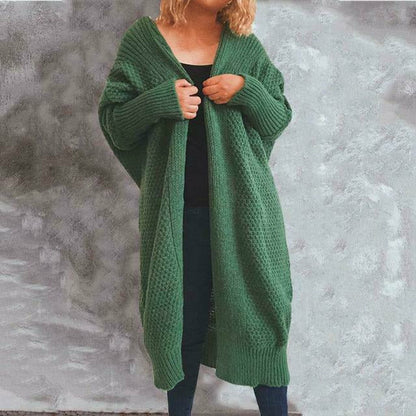 Elegante Strickjacke Damen Lang