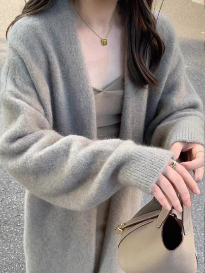 Damen Strickjacke Oversized Weich