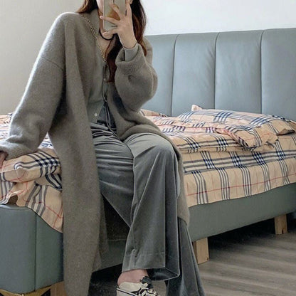 Damen Strickjacke Oversized Weich