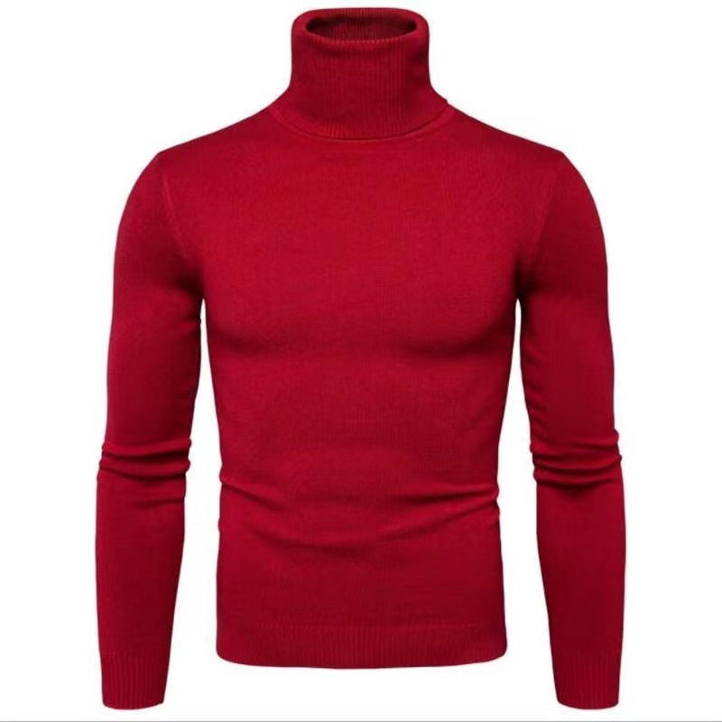 Herren Rollkragenpullover aus Baumwolle Elegantes Design
