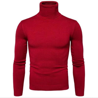 Herren Rollkragenpullover aus Baumwolle Elegantes Design