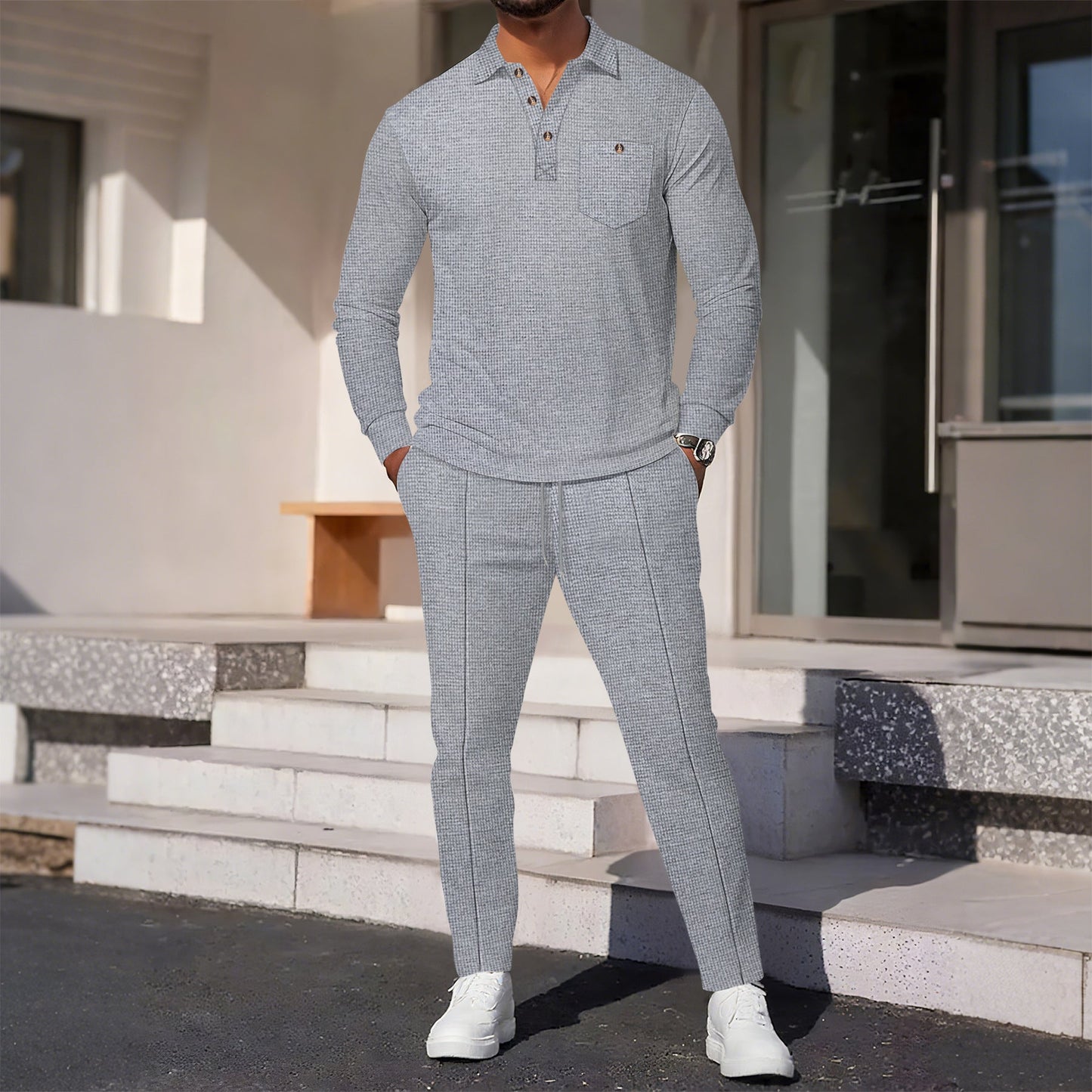 Herren Freizeitanzug Elegant atmungsaktiv - IdealeKleiden