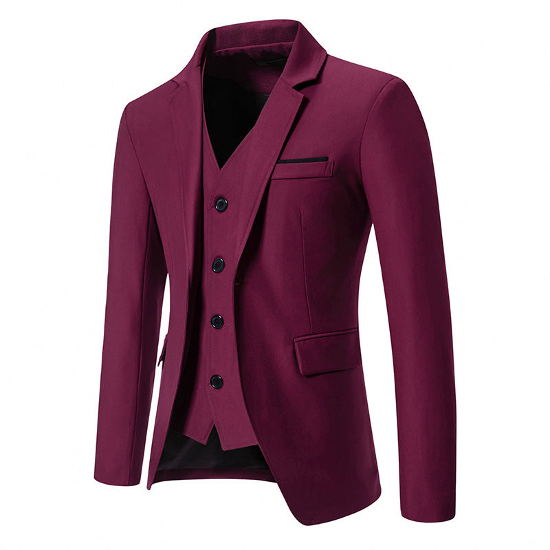 Herren Anzug Set Slim Fit 3-teilig