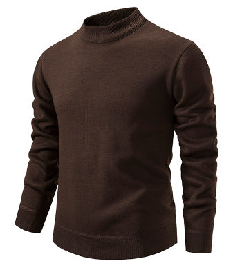 Herren Strickpullover Modern Stehkragen Elegante Optik