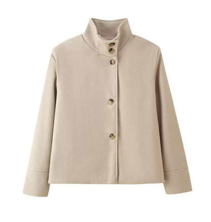 Damenjacke Chic Kurz Schnell Verschluss