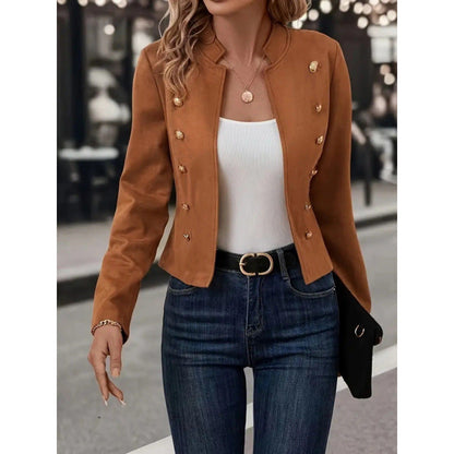 Damen Blazer Elegant Schnitt Hochwertig Verarbeitet