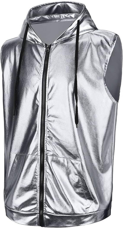 Herren Kapuzenjacke Glanz Obermaterial Praktisch