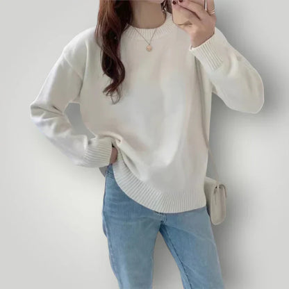 Damen Pullover Warm Strick Design