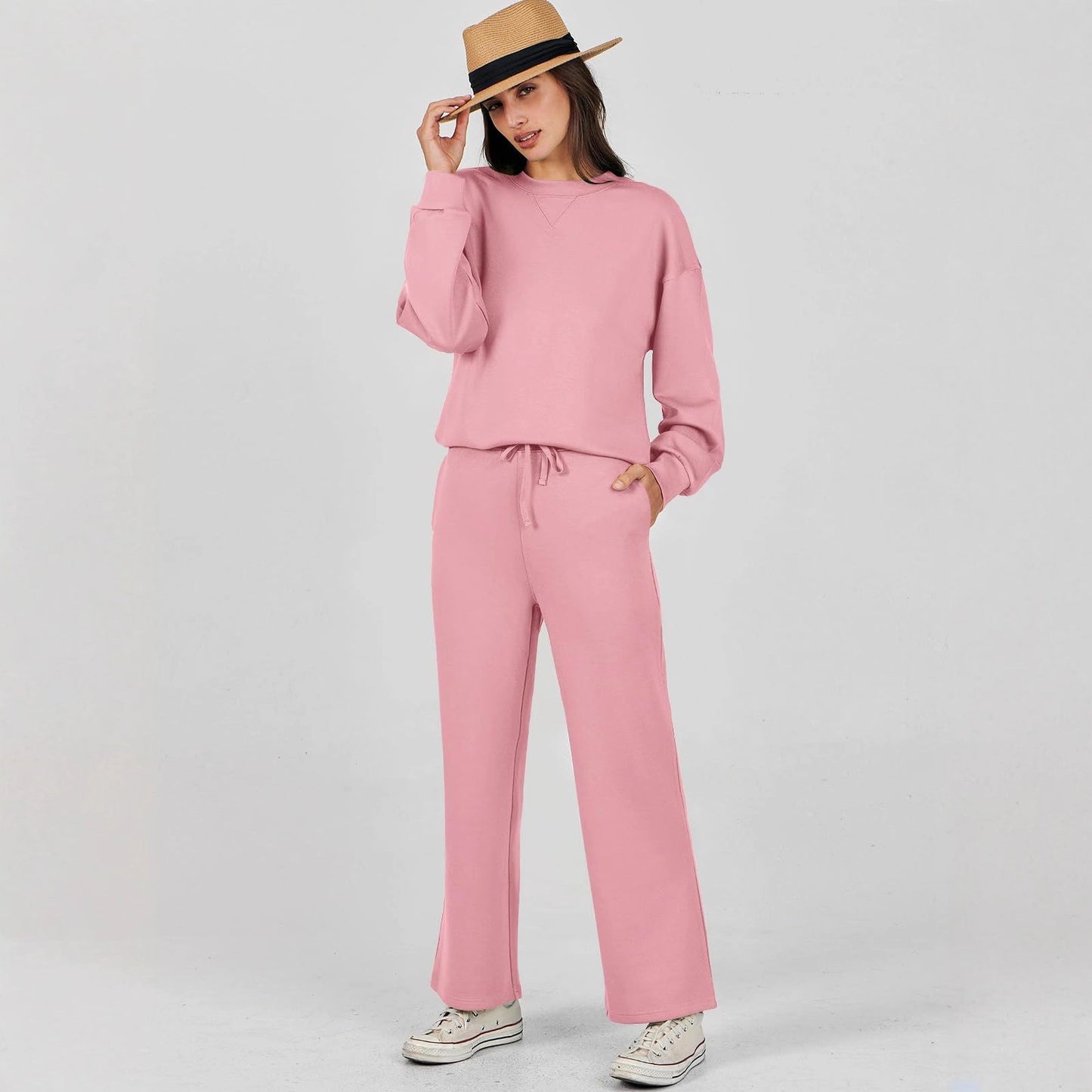 Damen Sweatanzug Bequem Komfortwear - IdealeKleiden