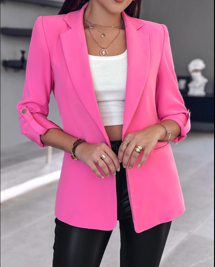 Moderne Blazer Slim Fit Schnitt