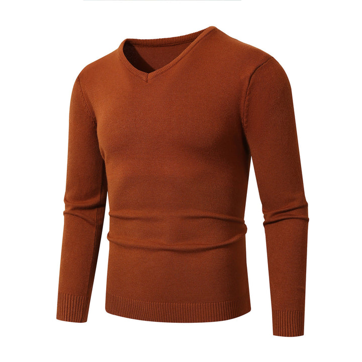 Herren Pullover V-Ausschnitt Soft Baumwolle