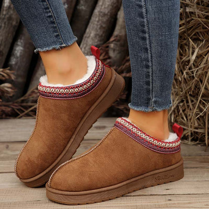 Weiche Schneestiefel Damen Plüsch