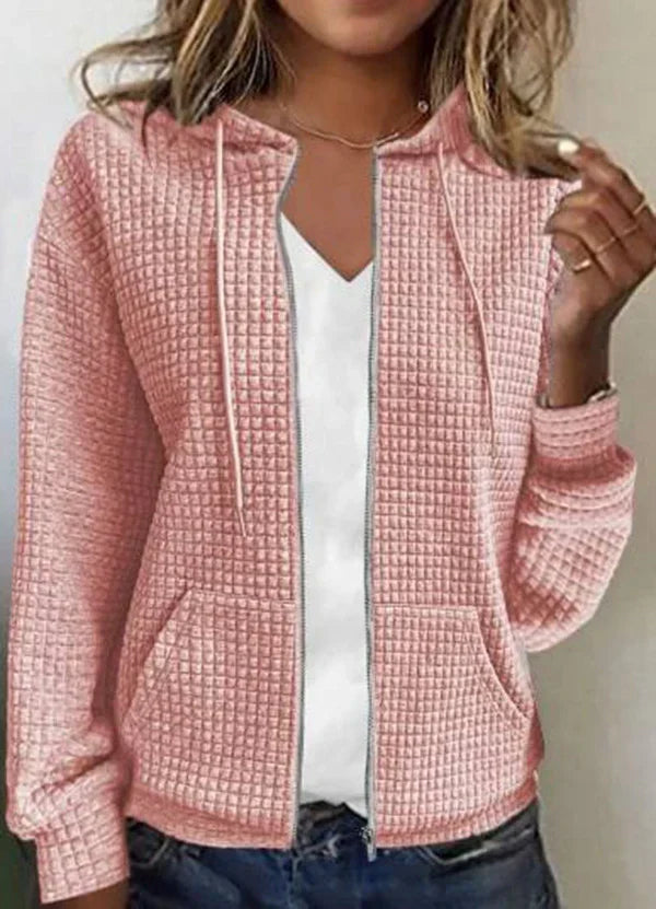 Stylische Damenjacke mit Einfacher Umhängetasche