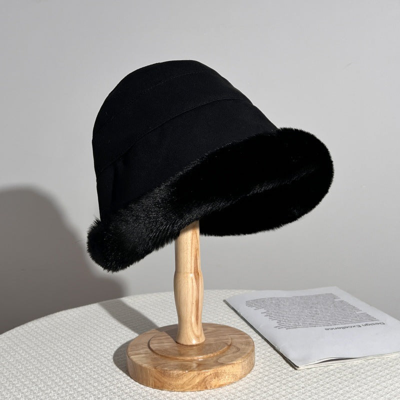 Damen Fellmütze Weich Elegantes Design