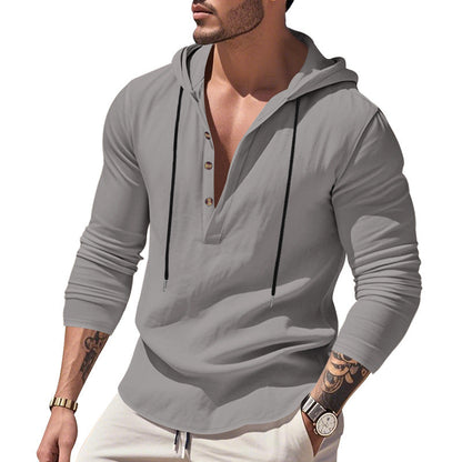 Herren Hoodie Lässig Moderner Schnitt